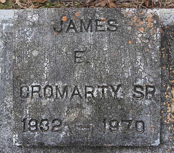 JAMES E. CROMARTY Gravestone Photo