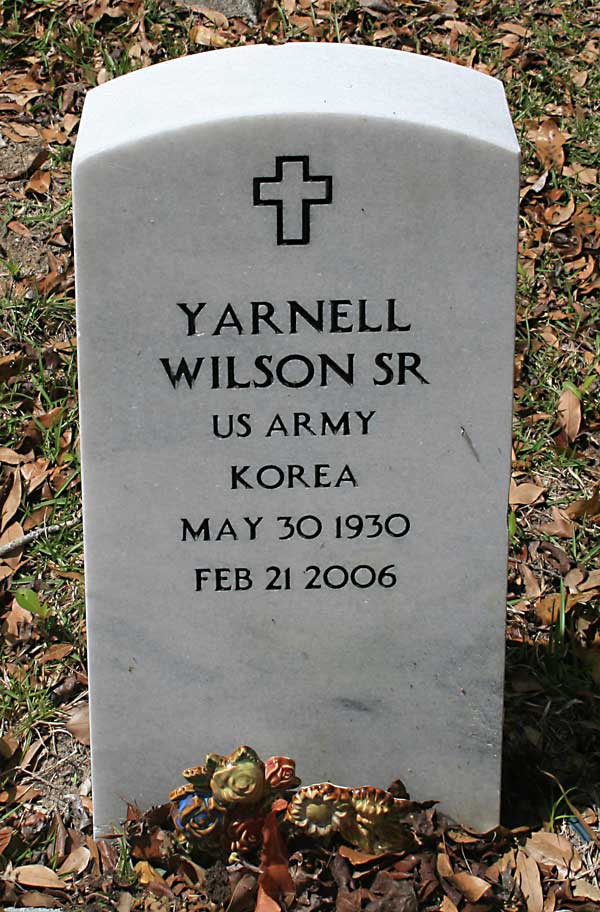 YARNELL WILSON Gravestone Photo