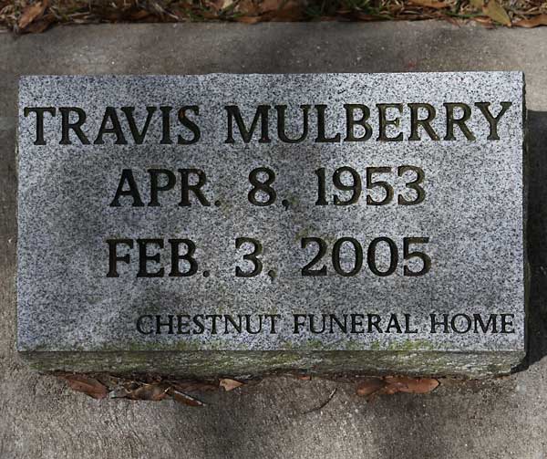 TRAVIS MULBERRY Gravestone Photo