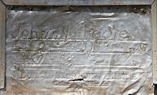 Johnny Poole Gravestone Photo