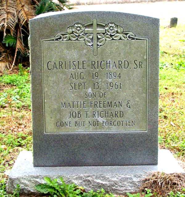 Carlisle Richard Gravestone Photo