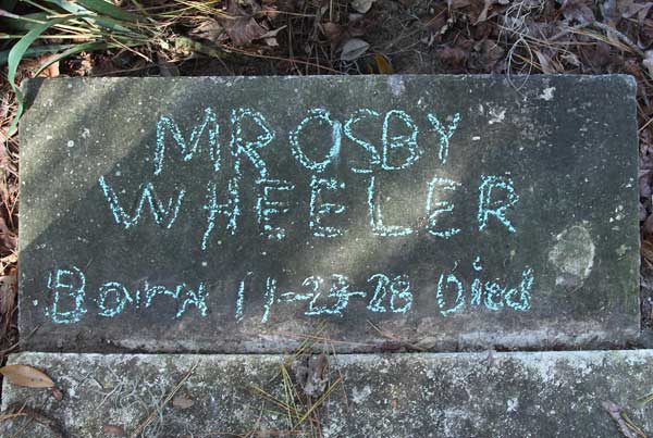 Osby Wheeler Gravestone Photo