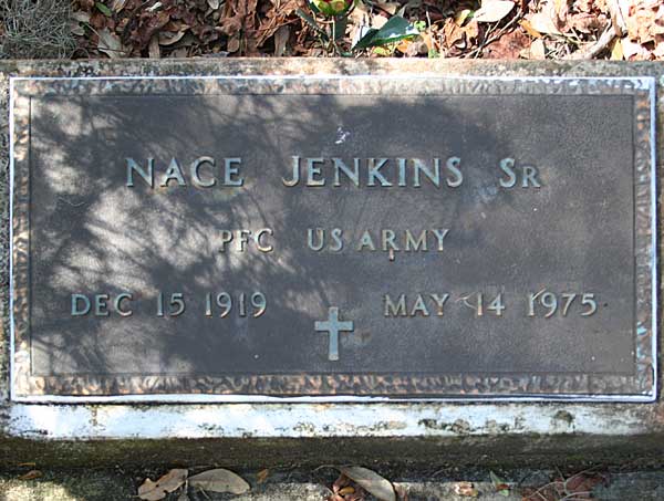 Nace Jenkins Gravestone Photo