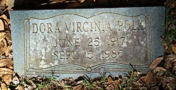 Dora Virginia Polk Gravestone Photo