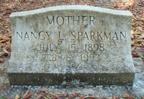 Nancy L. Sparkman Gravestone Photo