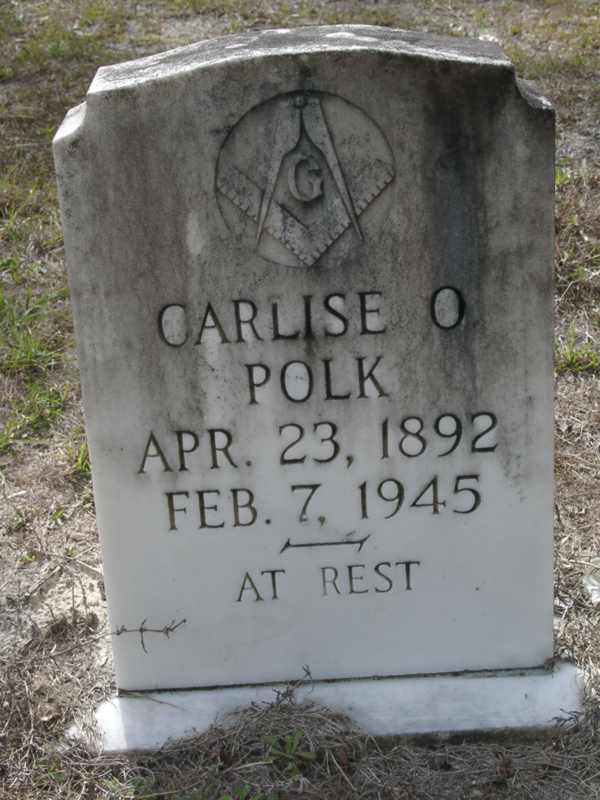 Carlise O. Polk Gravestone Photo
