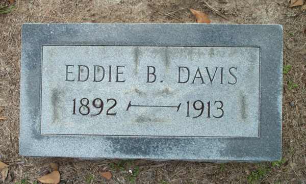 Eddie B. Davis Gravestone Photo