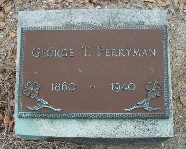George T. Perryman Gravestone Photo