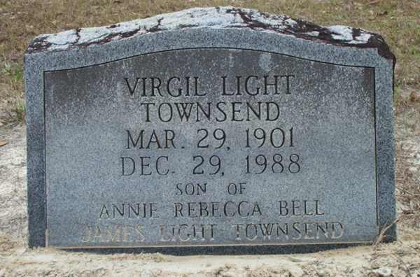 Virgil Light Townsend Gravestone Photo