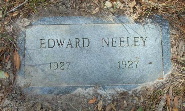 Edward Neeley Gravestone Photo