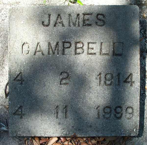 James Campbell Gravestone Photo