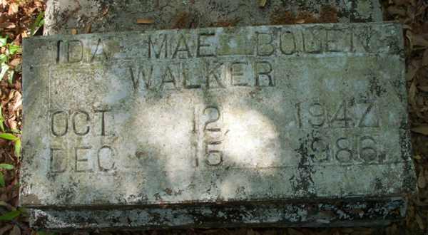 Ida Mae Bolen Walker Gravestone Photo