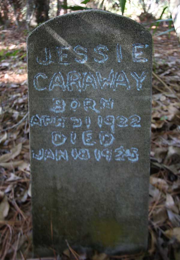 Jessie Caraway Gravestone Photo