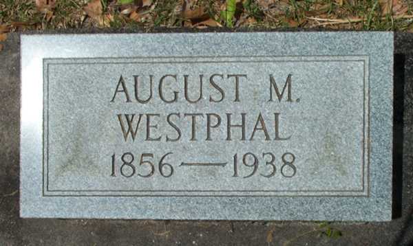 August M. Westphal Gravestone Photo