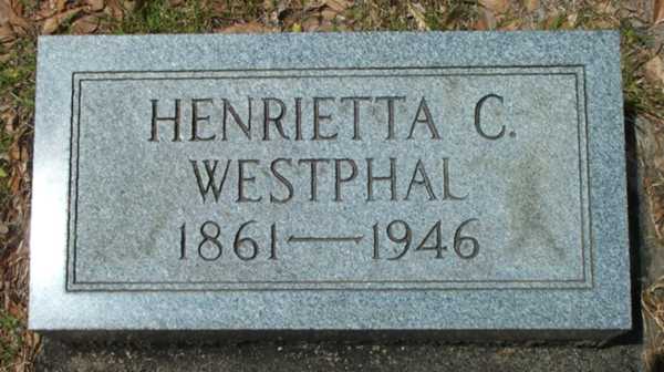 Henrietta C. Westphal Gravestone Photo