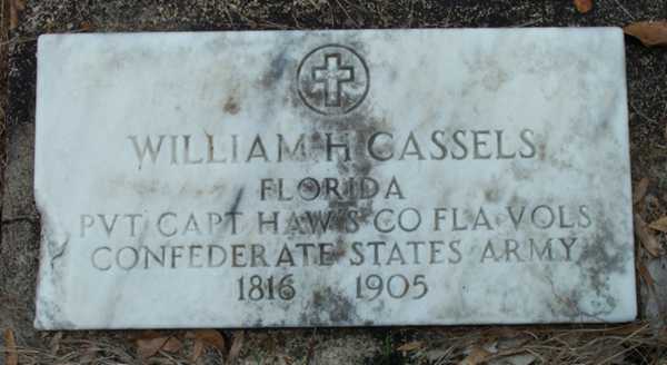 William H. Cassels Gravestone Photo