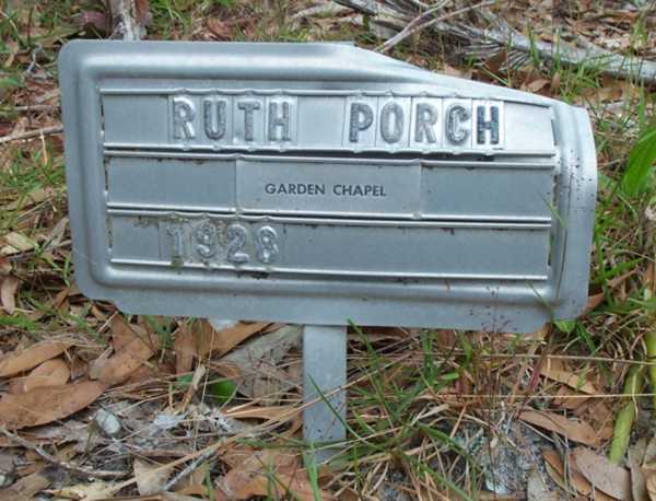 Ruth Porch Gravestone Photo