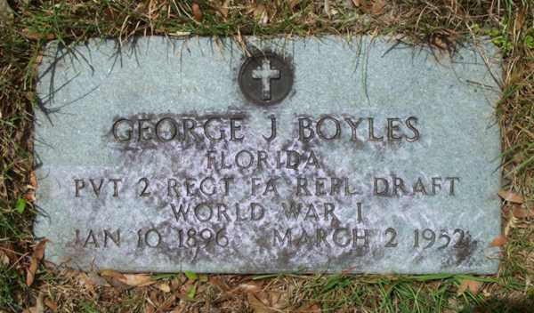 George J. Boyles Gravestone Photo