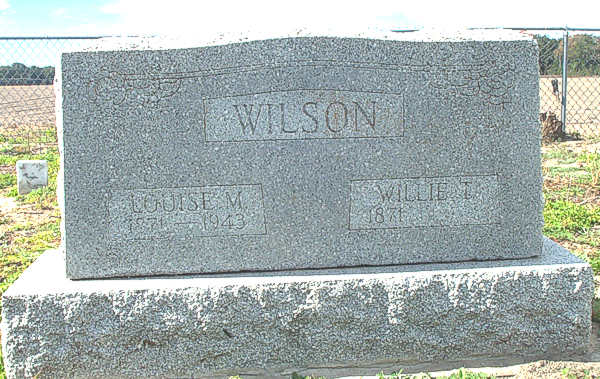 Louise M. & Willie T. Wilson Gravestone Photo