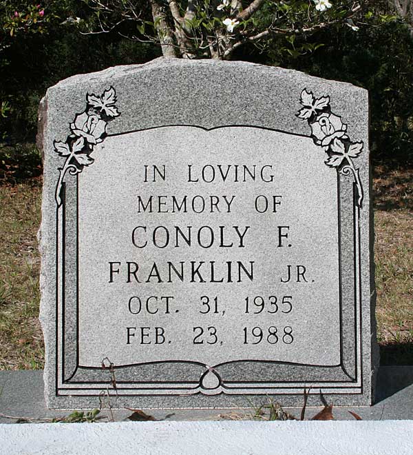 Conoly F. Franklin Gravestone Photo