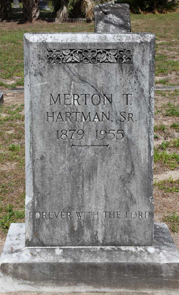 Merton T. Hartman Gravestone Photo