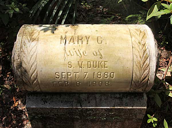 Mary C. Duke Gravestone Photo
