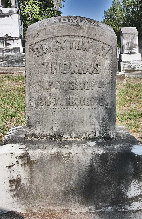 Drayton M. Thomas Gravestone Photo