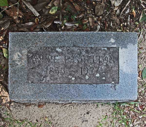 Annie E. Shelton Gravestone Photo
