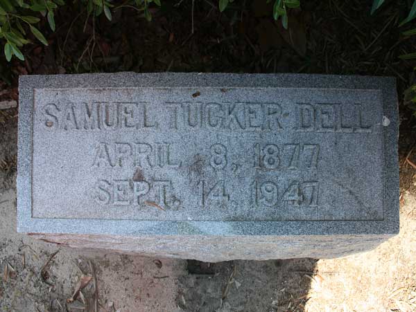 Samuel Tucker Dell Gravestone Photo
