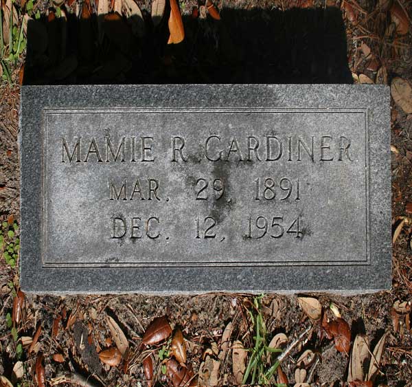 Mamie R. Gardiner Gravestone Photo