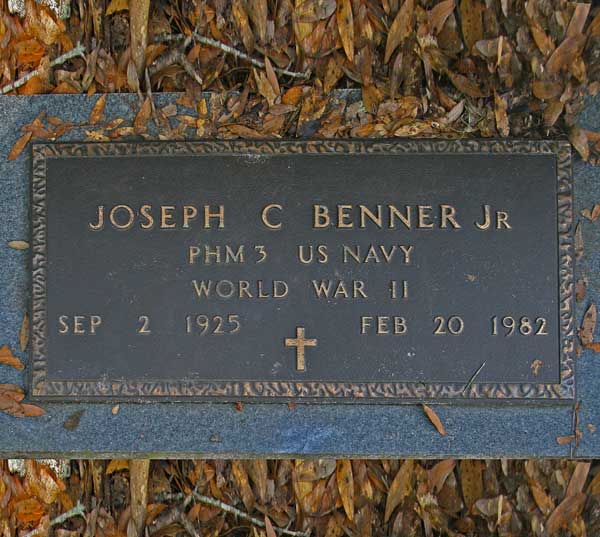 Joseph C. Benner Gravestone Photo