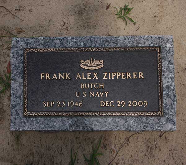 Frank Alex Zipperer Gravestone Photo
