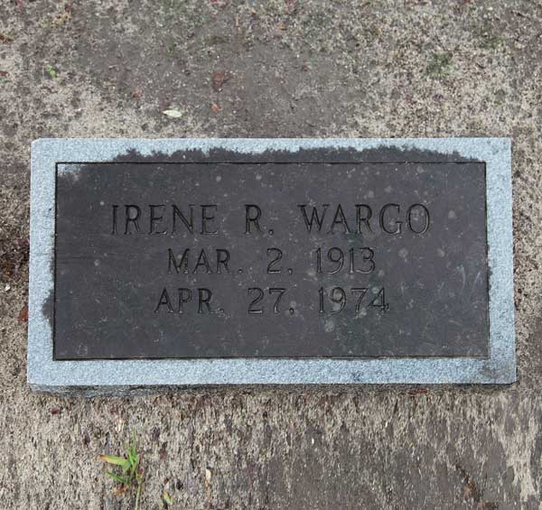 Irene R. Wargo Gravestone Photo