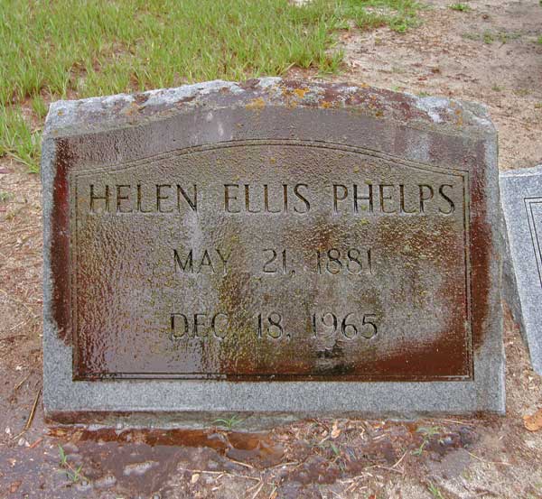 Helen Ellis Phelps Gravestone Photo