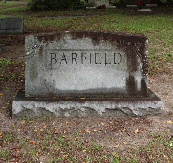  Barfield family Gravestone Photo