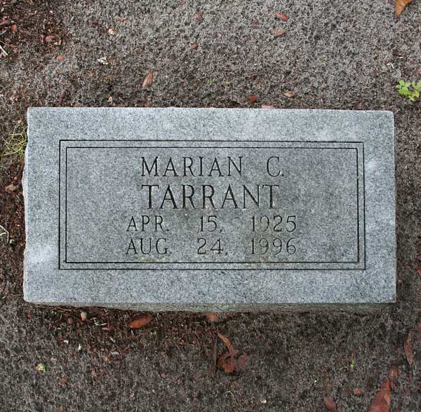 Marian C. Tarrant Gravestone Photo