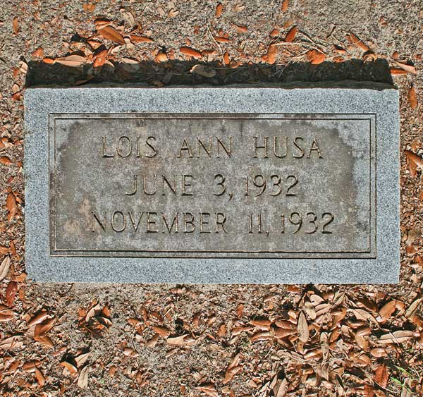 Lois Ann Husa Gravestone Photo