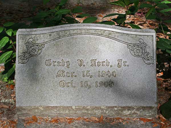 Grady V. Ford Gravestone Photo