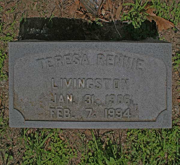 Teresa Rennie Livingston Gravestone Photo