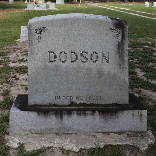  Dodson family Gravestone Photo