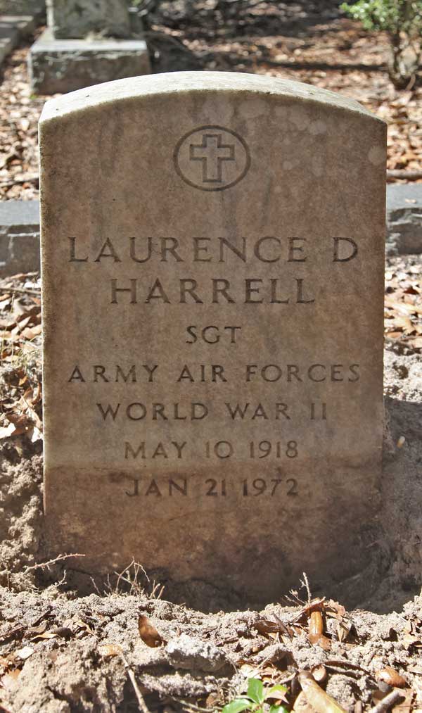 Laurence D. Harrell Gravestone Photo