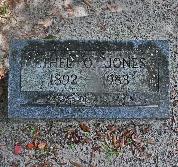 Ethel O. Jones Gravestone Photo