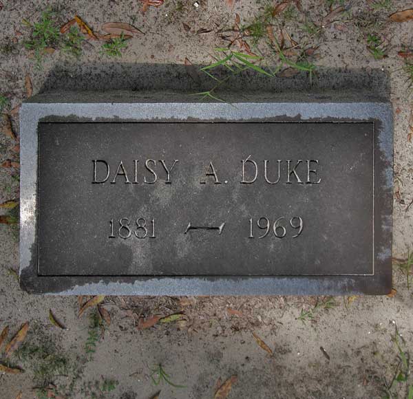 Daisy A. Duke Gravestone Photo