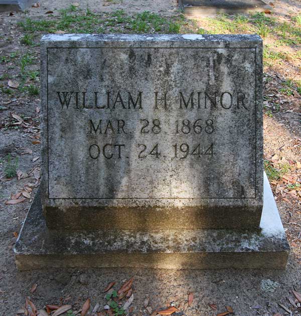William H. Minor Gravestone Photo