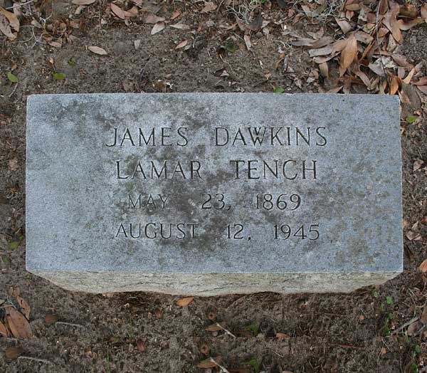 James Dawkins Lamar Tench Gravestone Photo