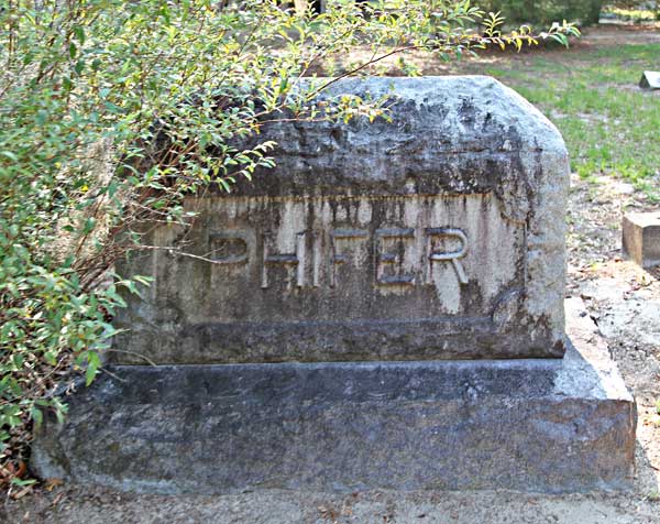  Phifer Family Monument Gravestone Photo