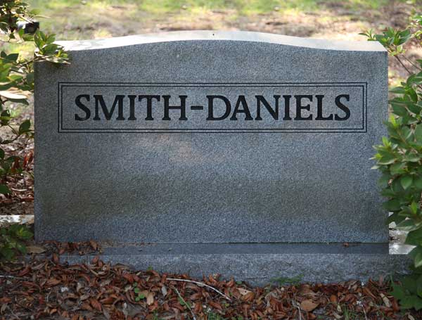  Smith-Daniels Family Monument Gravestone Photo