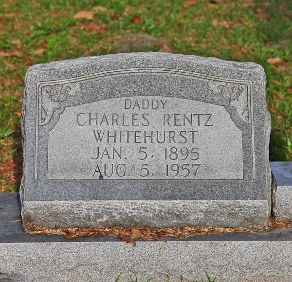 Charles Rentz Whitehurst Gravestone Photo