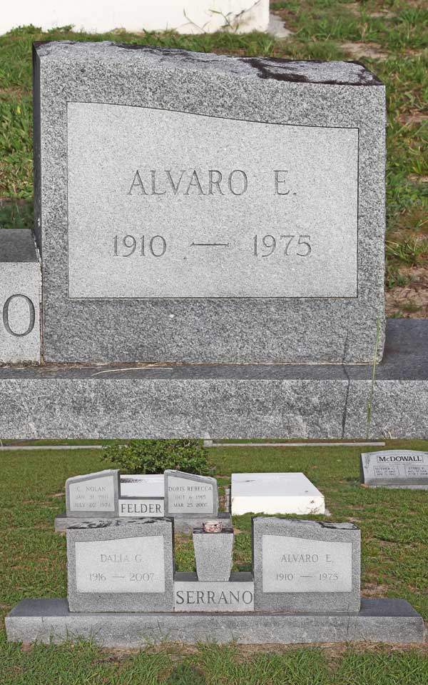 Alvaro L. Serrano Gravestone Photo