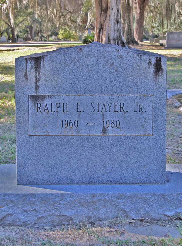 Ralph E. Stayer Gravestone Photo